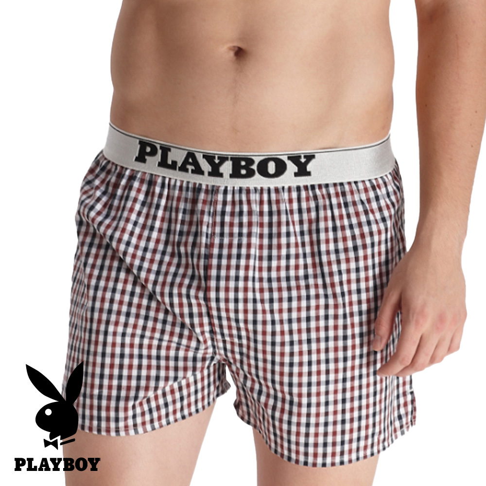 Play Boy織帶五片式平口褲, , large